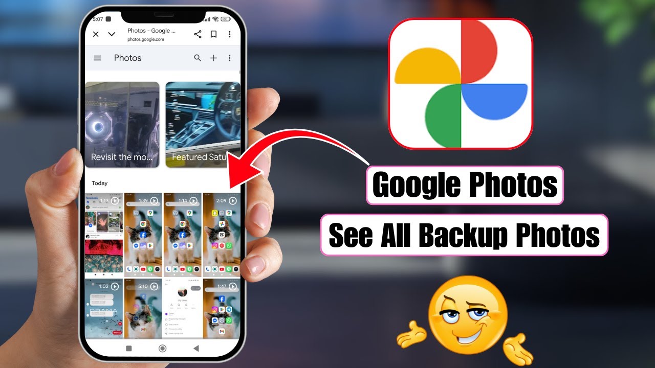 How To See All Backup Photos In Google Photos - YouTube