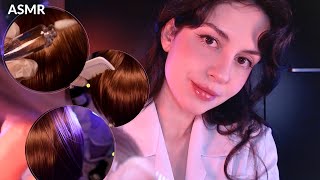 ASMR Trichologist 👩‍⚕ Detailed Examination of The Scalp And Hair