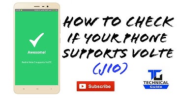 How to check if your phone supports VOLTE (Jio)