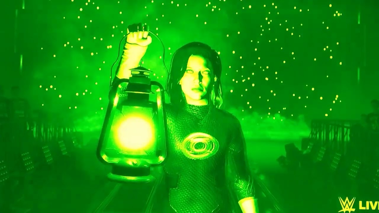 WWE created wrestler of a woman Green lantern 
