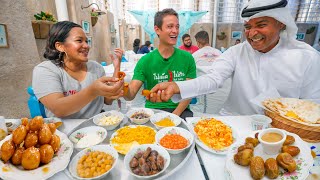 Best Food Dubai!! MEGA EMIRATI FOOD + Bangladeshi + Indian Food in UAE!