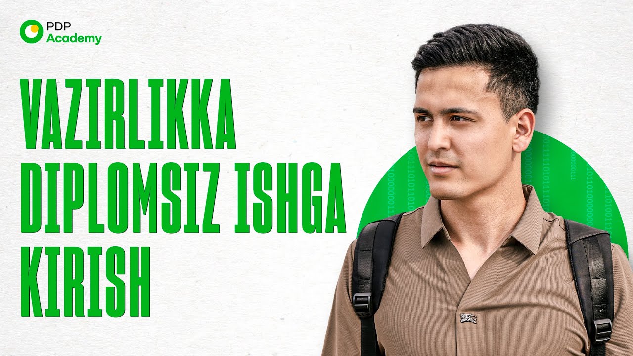 Vazirlikka diplomsiz ishga kirish! | Firdavs Olimjonov #alumni