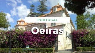 【HD】Oeiras Portugal - Passeio no jardim de Sto. Amaro até ao palácio do Marquês de Pombal