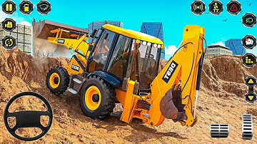 Real Construction Simulator 3D - JCB Excavator Driving Game - Android Gameplay