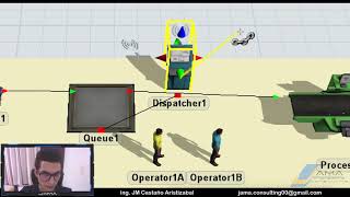 5. Tutorial Flexsim: Task Sequence en Modelo 3D