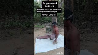 easy L-sit tutorial for beginners #homeworkout#calisthenics#fitness