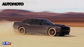 Nous avons testé la Dodge Challenger Hellcat (707ch) dans le désert Californien