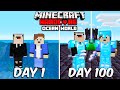 We Survived 100 Days in Hardcore Minecraft in an OCEAN ONLY World - Duo Minecraft Hardcore 100 Days