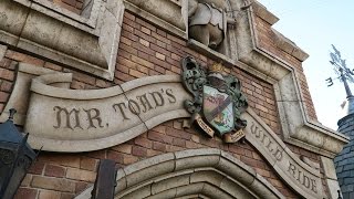 Mr. Toads Wild Ride On Ride POV Disneyland 2015