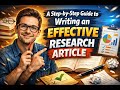 A Step-by-Step Guide to Writing an Effective Research Article