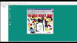 The Great Beaver Hunt Game in Netscape Navigator on Windows 98SE (EXPLICIT CONTENT)