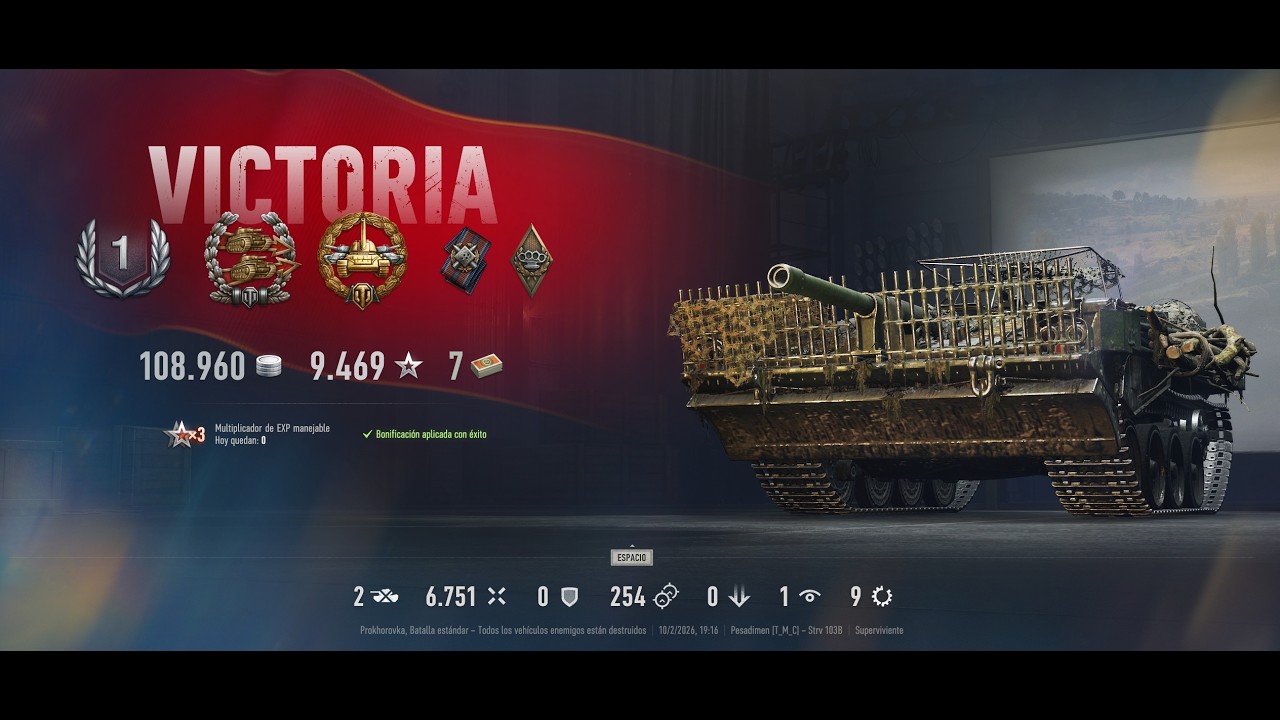 🚩World of Tanks🚩🚕Strv 103B 🗺️Prokhorovka🚨6751 - DMG🍅Tomatik Clan🍅