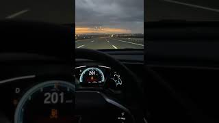 Honda Civic Uzun Yol Hız 201 Km