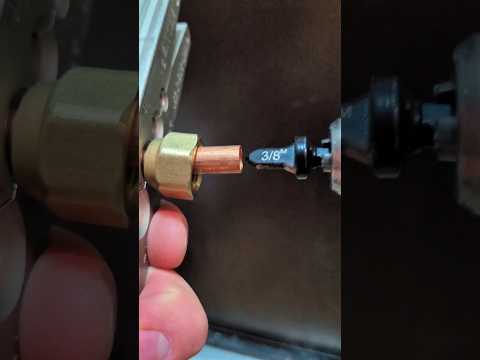 Насадка для развальцовки труб кондиционера / установка сплит-системы Новосибирск #shorts #шортс #diy