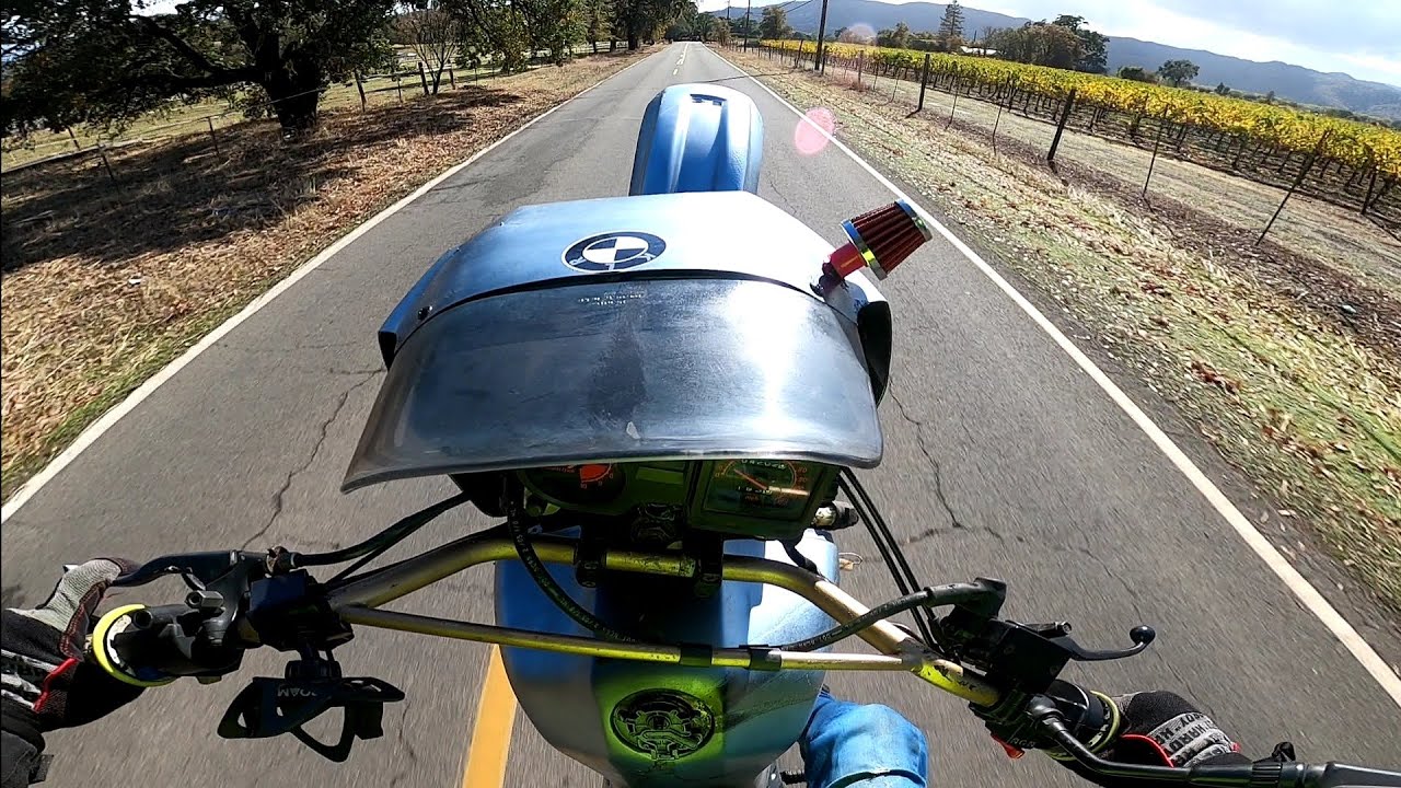 KLR650 4TH GEAR "FAST" WHEELIE YouTube