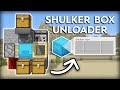 Minecraft Shulker Box Unloader - Compact and Easy Build Tutorial - 1.15/1.14