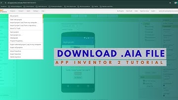 App Inventor 2 | How to Download & Submit Your App Inventor Project (.aia File)