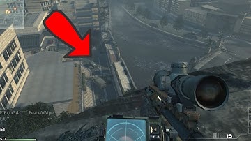 INSANE MW3 OUT OF THE MAP TRICKSHOTTING! (2 TRICKSHOTS!)