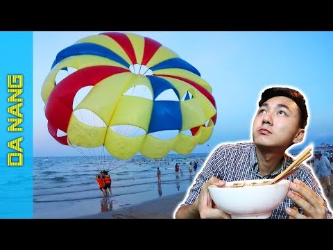 Lần đầu chơi DÙ BAY. Ăn bánh canh ruộng | Du lịch Đà Nẵng #6 Lần đầu chơi DÙ BAY. Ăn bánh canh ruộng | Du lịch Đà Nẵng #6