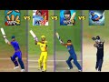 Ms dhoni helicopter shot  real cricket 20 vs wcc3 vs wcc2 vs sachin saga  buzzard x