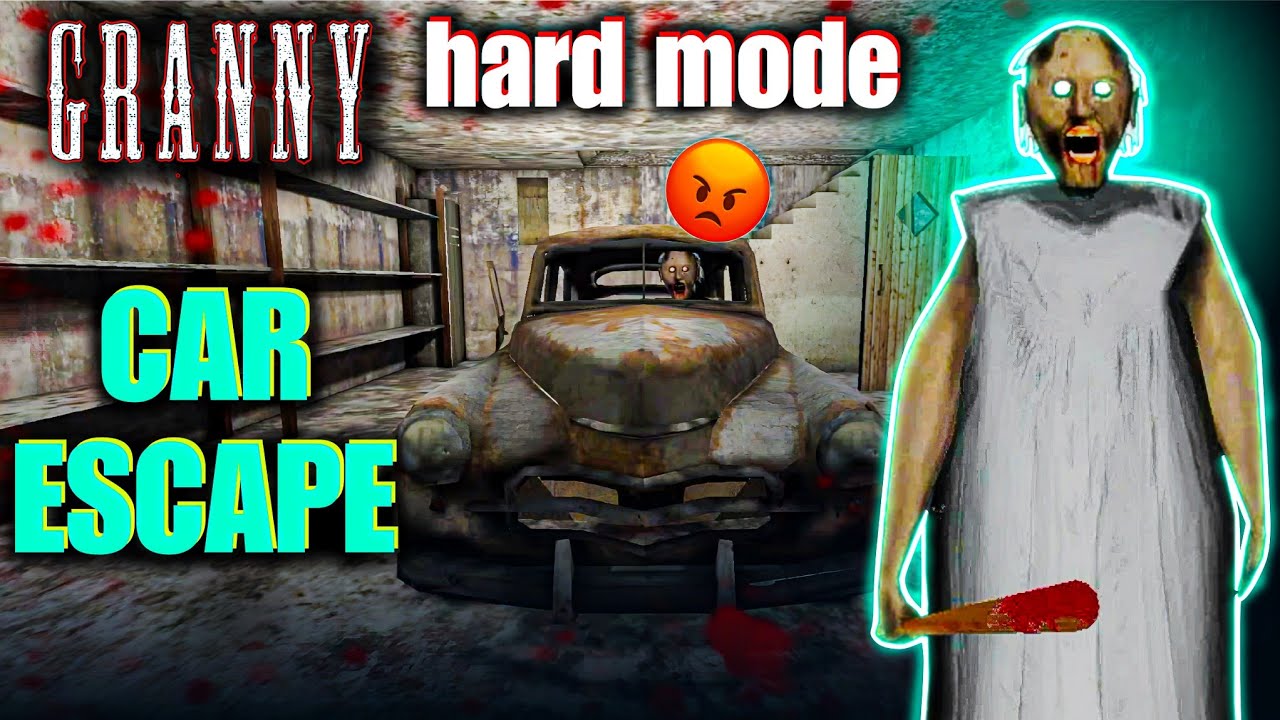 Granny Chapter 1 car Escape HARD MODE!! | can i Escape This House - YouTube