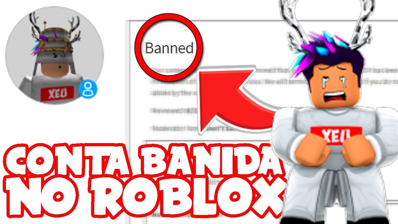 COMO SER BANIDO DO ROBLOX (tomei aviso de ban) 