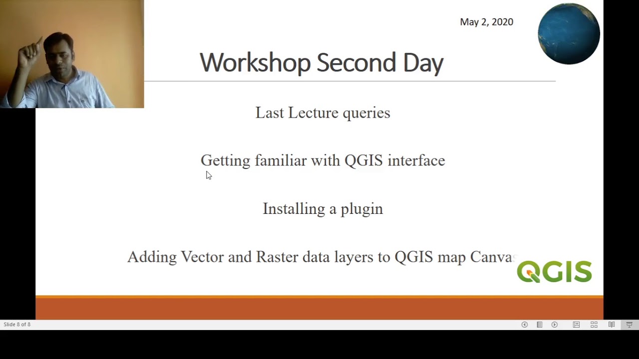 QGIS Workshop Day Second How to add Vector and Raster Data - YouTube