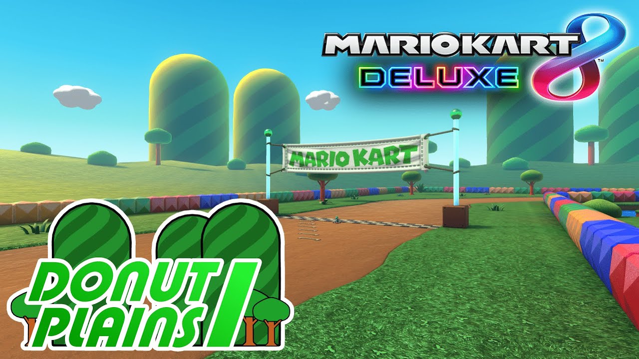 SNES Donut Plains 1 (8 Deluxe Custom Track)