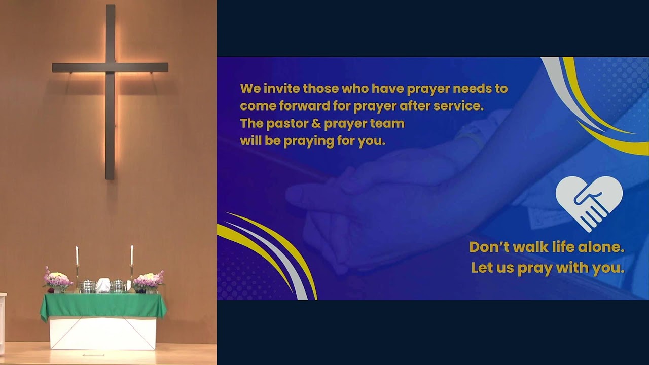 Jurong Christian Church in Singapore - JCC English Service 11th October 2026