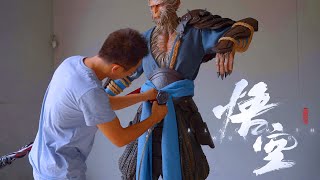 30 Days I made The Destined One from BlackMyth: Wukong with Wasted Tire | Tireman Cao Shengge