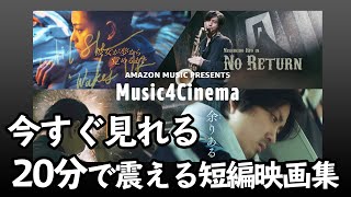 【AmazonPrimeビデオ】「Music4Cinema」感想考察レビュー【若葉竜也・菅原小春・錦戸亮・アイナジエンド・HIMI】【良質な短編映画集】