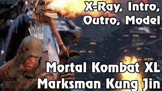 Mortal Kombat Xl Medieval Marksman Kung Jin Intro, X-Ray, Outro, Model