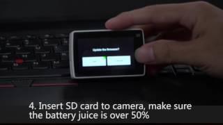 How to update firmware of YI 4K Action Camera by SD card #SamiLuo