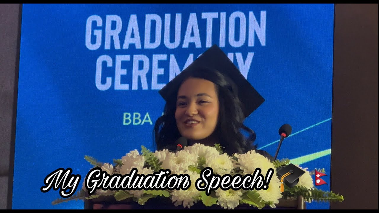 My Graduation Speech | Ace Institute of Management | Class of 2024 🎓🇳🇵