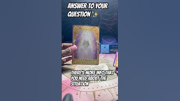 Answer To Your Question ✨#reading #questionanswer #collectivecardreading #oraclereading #fyp