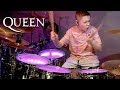 Fat Bottomed Girls - QUEEN (Drum Cover) age 11