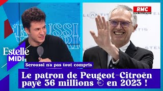 Vincent Seroussi : Le patron de Peugeot-Citroën payé 36 millions d'euros en 2023 !