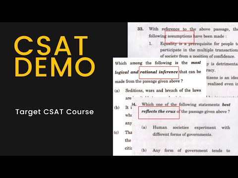 How To Solve CSAT Comprehensions? | UPSC CSE Prelims