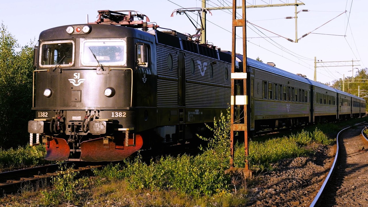 Tåg runt Hindås Station Sensommar och Höst 2025