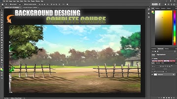 Background Design For Cartoon Animation In Photoshop  | Day 2 |RacEducater | horror story