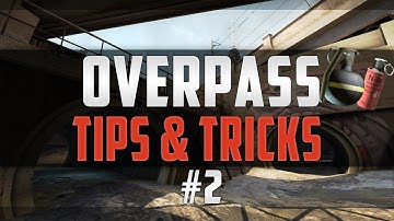CS:GO Tips & Tricks Overpass (7 Smokes - 3 Flash - 1 Molotov + 1 fail nade again xD) Episode #2