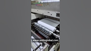 Thermal label production line/www.sailinglabel.com #label #machine #labeled #quality #factory