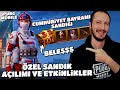 CUMHURİYET BAYRAMI ÖZEL SANDIK VE ETKİNLİKLER - PUBG MOBILE BELEŞ SANDIK AÇILIMI