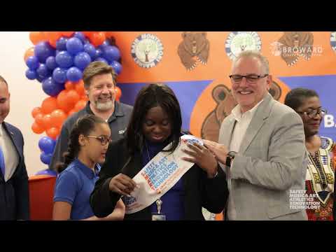 Bair Middle School Celebrates New Media Center at Ribbon-Cutting Event