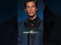 When Matthew Mcconaughey asked a true friend for advice | #shorts