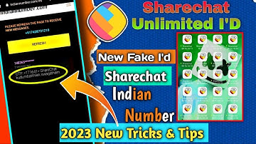 Sharechat Unlimited Accounts Kese Banaye || 2023 New Tricks
