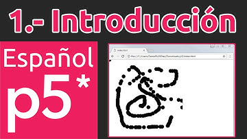 p5.js Tutorial en ESPAÑOL | 1.- INTRODUCCIÓN
