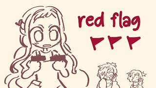 red flags tought by mitsuba and nene // tbhk animatic