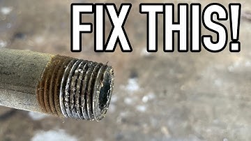 How to Seal Damaged Pipe Threads
