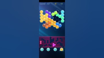 Block! Hexa Puzzle~HexaMage B block 10 to 11 levels~ level-53